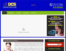 Tablet Screenshot of dcscourier.com